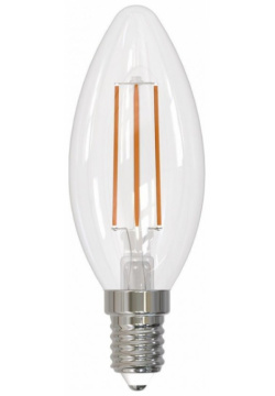 Филаментная светодиодная лампа E14 9W 4000K (белый) Sky Uniel  LED C35 CL PLS02WH (UL 00005161) 9W/4000K/E14/CL картон