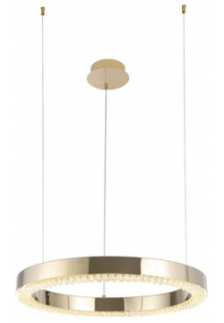 Подвесной светодиодный светильник Crystal Lux Saturn SP30W Led Gold 