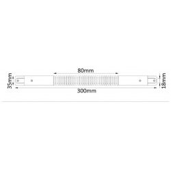 Соединитель гибкий для однофазного шинопровода CLT 0 211 Crystal Lux (CLT 05 BL) BL 