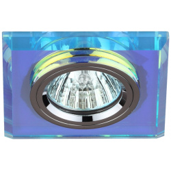 Точечный встраиваемый светильник Эра DK8 CH/PR C0043790 