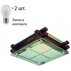Светильник потолочный с лампочками Omnilux OML 40507 02+Lamps 