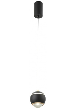 Подвесной светодиодный светильник Crystal Lux Caro SP Led Black 