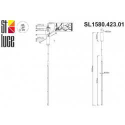 Подвесной светодиодный светильник Ralio St Luce SL1580 423 01
