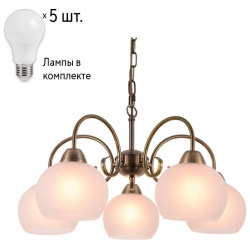 Люстра со светодиодными лампочками  комплект от Lustrof №132487 132487 388730