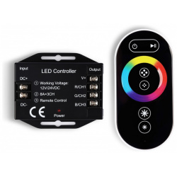 Контроллер для светодиодных лент RGB с сенсорным радио пультом 2 4G 24A 12V 288W/ 24V 576W Ambrella light ILLUMINATION LED Strip GS11401 