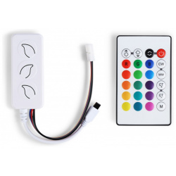 Контроллер WIFI Tuya для светодиодных лент RGB+CCT с управлением белого света c ИК пультом Ambrella light ILLUMINATION LED Strip GS11601 
