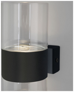 Настенный светильник 40021/1 LED чёрный/прозрачный Eurosvet (a062086) ЕВРОСВЕТ