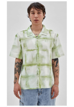 Рубашка С Клетчатым Принтом Guess из смесовой ткани содержанием льна