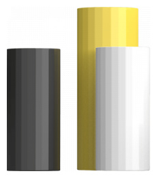 Прямая ваза с глазурью Xiaomi Bright Glazed Corrugated Straight Vase White Small (HF JHZHPX01) Geometry