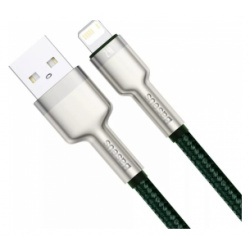 Кабель Xiaomi Baseus Cafule Series Metal Data Cable USB to iP 2 4A 1m Green (CALJK A06)