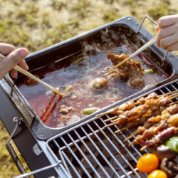 Портативный гриль мангал для барбекю Xiaomi Chao Portable Barbecue Grill Multifunctional (YC SKL02)