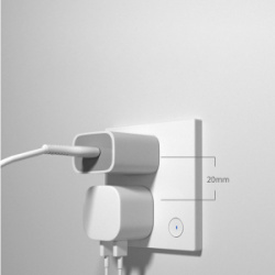 Умная розетка Xiaomi Ptxzn Smart Wall Socket Five hole Ivory White