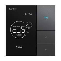 Умный термостат для электрической системы отопления Xiaomi Heatcold Smart Thermostat Electric Heating NTC Sensor Black (TH1230E) 