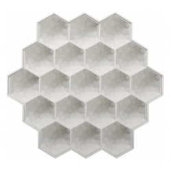 Силиконовая форма для льда Jordan Judy Ice Mold Honeycomb Gray 19 ячеек (CD033) Jordan&Judy 