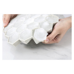 Силиконовая форма для льда Jordan Judy Ice Mold Honeycomb Gray 19 ячеек (CD033) Jordan&Judy
