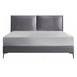 Двуспальная кровать Xiaomi 8H Jun Italian Light Luxury Leather Soft Bed 1 5m Grey (JMP2) 