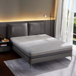 Двуспальная кровать Xiaomi 8H Jun Italian Light Luxury Leather Soft Bed 1 5m Grey (JMP2)
