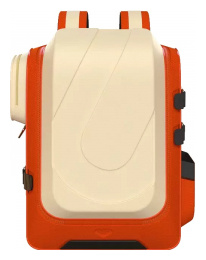 Школьный рюкзак Xiaomi UBOT Decompression Spine Protection Schoolbag 20 35L Beige/Orange (UBOT 006) 