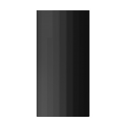 Прямая ваза с глазурью Xiaomi Bright Glazed Corrugated Straight Vase Black Small (HF JHZHPX01) Geometry 