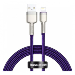 Кабель Xiaomi Baseus Cafule Series Metal Data Cable USB to iP 2 4A 1m Purple (CALJK A05) 