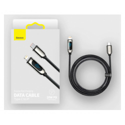 Кабель Xiaomi Baseus Display Fast Charging Data Cable Type C to Lightning 20W 1m Black (CATLSK 01)