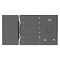 Умный дверной замок для стеклянных дверей Xiaomi CRMCR Smart Glass Door Lock Pro Space Gray (CB2306) 