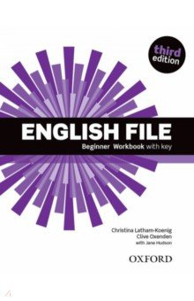 English File  Third Edition Beginner Workbook with key Oxford 9780194501613