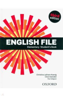 English File  Third Edition Elementary Students Book Oxford 9780194598569
