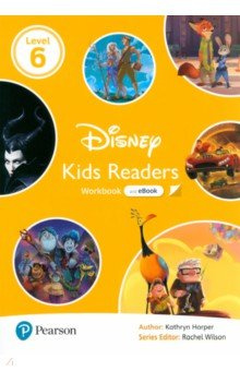 Disney Kids Readers  Level 6 Workbook with eBook Pearson 9781292330853