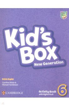 Kids Box New Generation  Level 6 Activity Book with Digital Pack Cambridge 9781108894906