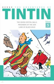 The Adventures of Tintin  Vol 5 Seven Crystal Balls Prisoners Sun Land Black Gold Farshore 9781405282796