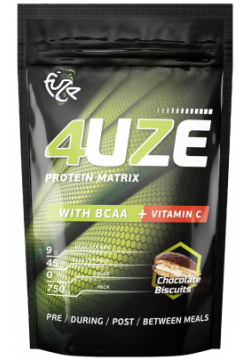 Мультикомпонентный протеин Фьюз 47% + BCAA  вкус «Шоколадное печенье» 750 г Fuze