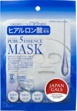 Маска с гиалуроновой кислотой Pure5 Essence  1 шт JAPAN GALS