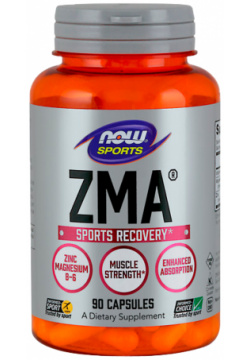 ZMA для восстановления после тренировок  90 капсул NOW