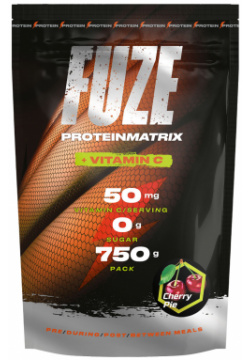Многокомпонентный протеин Fuze 47%  вкус «Вишневый пирог» 750 г