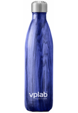 Термобутылка  Blue Wood 500 мл VPLAB Nutrition Бутылка для воды и спортивных