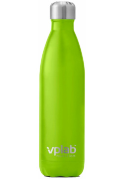 Термобутылка  лайм 500 мл VPLAB Nutrition Бутылка для воды и спортивных напитков