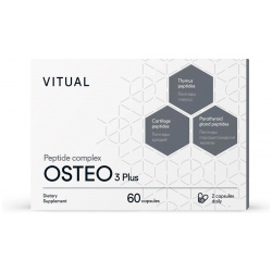 Комплекс пептидов Osteo 3 Plus  200 мг 60 капсул Vitual Laboratories