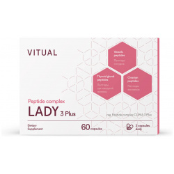 Комплекс пептидов Lady 3 Plus  200 мг 60 капсул Vitual Laboratories «Леди
