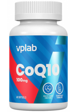 Коэнзим  Q10 100 мг 60 капсул VPLab Nutrition