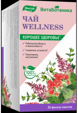 Витаботаника Чай Wellness  20 фильтр пакетов Эвалар
