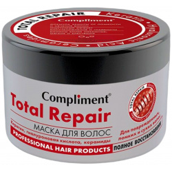 Маска для волос Total Repair с кератином Полное восстановление  500 мл Compliment