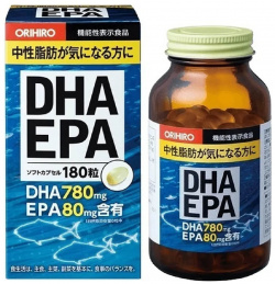 ДГК и ЕПА с витамином Е  180 капсул ORIHIRO