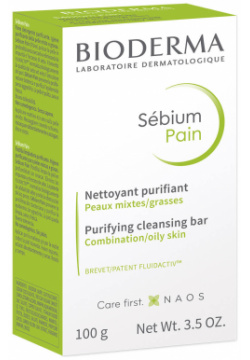 Sébium Очищающее мыло для жирной и проблемной кожи  100 г Bioderma