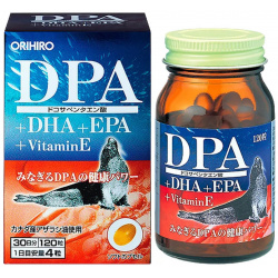 Омега 3 жирные кислоты DPA+ DHA+EPA  120 капсул ORIHIRO