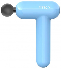 Перкуссионный массажер FITTOP SuperHit Mini  голубой