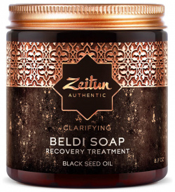 Целительное марокканское мыло Бельди "Черный тмин" для всех типов кожи  250мл ZEITUN