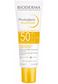 Photoderm Солнцезащитный крем аквафлюид SPF50+ 40 мл  Bioderma