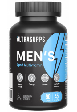 Мультивитамины для мужчин  90 таблеток Ultrasupps