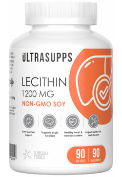 Лецитин  90 капсул Ultrasupps